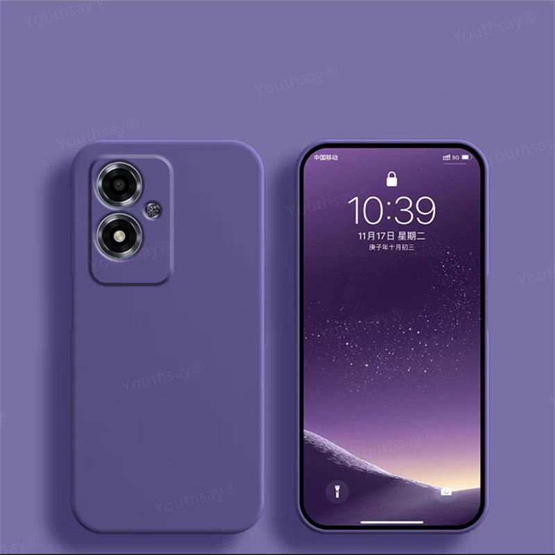 Originale Flüssigsilikonhülle für OPPO A79 5G Hülle für OPPO A79 Abdeckung Funda Coque Weiche Handy-Bumper für OPPO A79