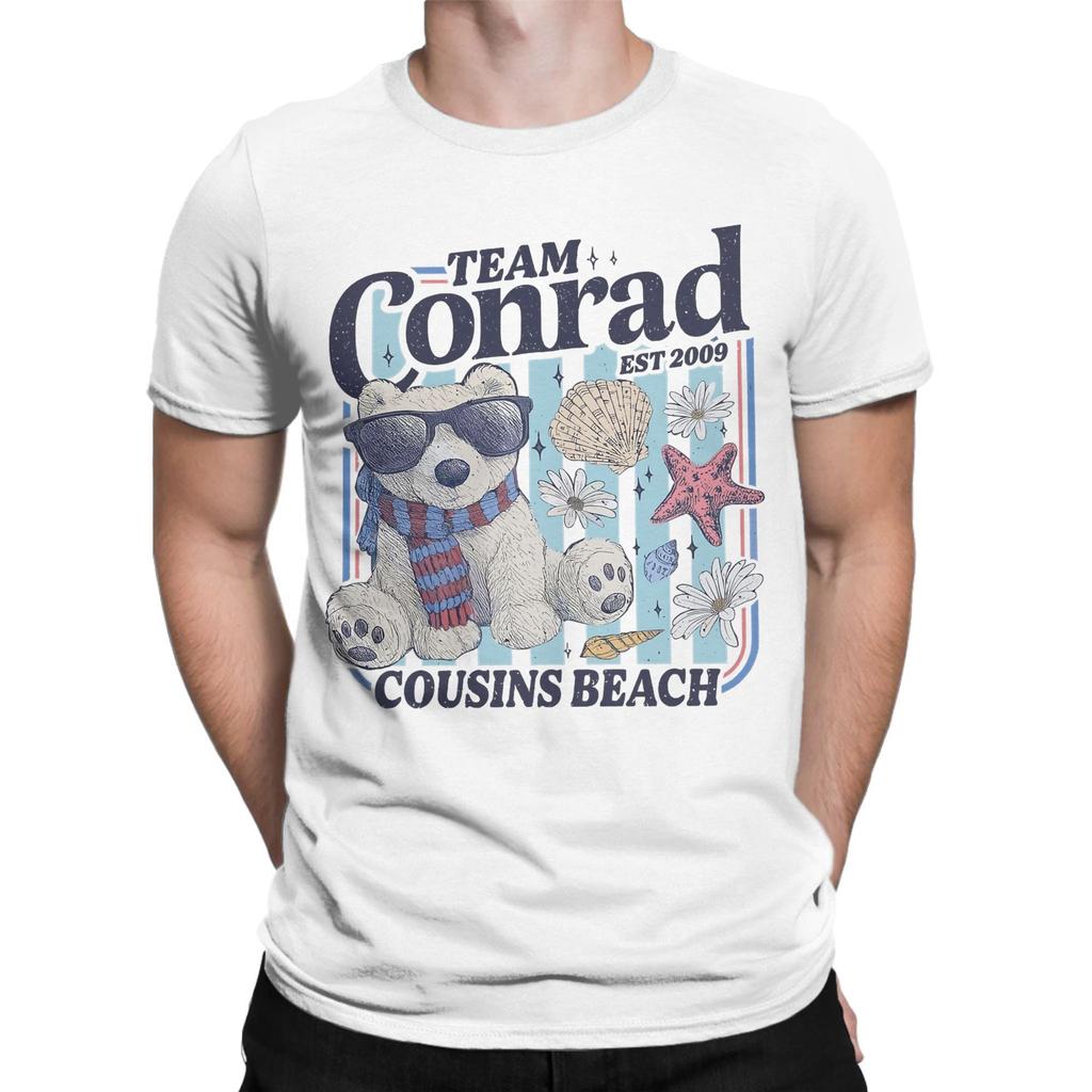 Conrad Fisher The Summer I Turned Pretty T-Shirt for Men  Leisure 100% Cotton Tee Shirt Round Neck Short Sleeve T Shirts