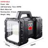 XHP70 Superhelle Doppelkopf-Taschenlampe 200W Wiederaufladbare LED-Taschenlampe Wasserdichte Handheld-Arbeitsleuchte Scheinwerfer Camping