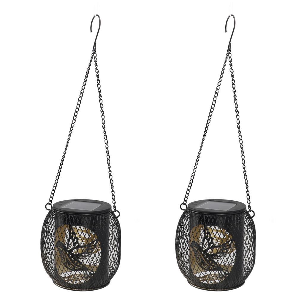 Solar Lantern IP65 Waterproof High Brightness Decorative Outdoor LED Hanging Light for Garden