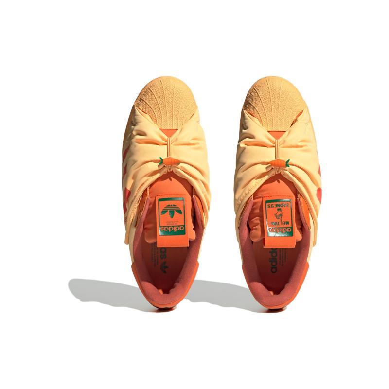 Melting Sadness X Adidas Originals Superstar Orange Green Sneakers ID9475