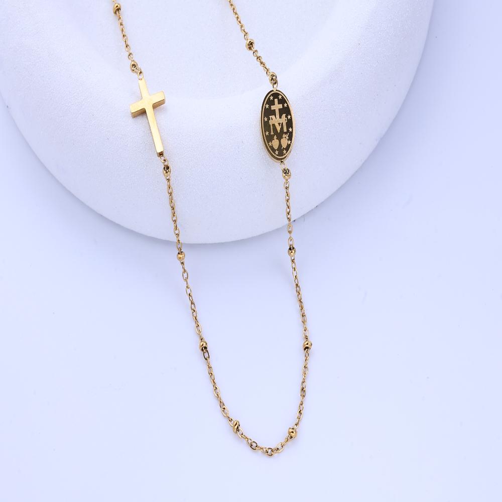 Titanium Steel Necklace Women's Personality Luxury Combination Necklace Niche Design Style European and American Fashion Popular