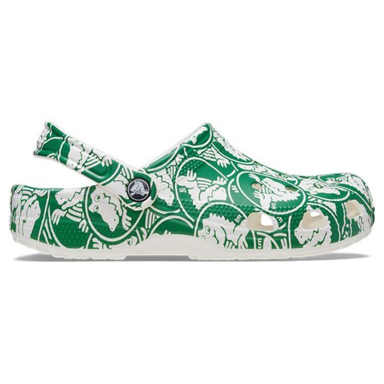 Crocs Classic Clog EVA Non-Slip Durable Clogs Unisex Clogs Green 210003-3WH