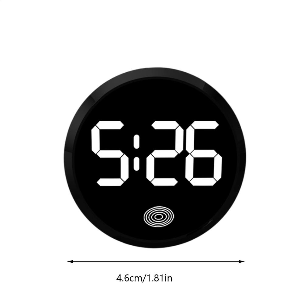 Car Dashboard Digital Clock Vehicle Touch-Activated Car Vent Clocks Watch Waterproof Auto LED Air Vent Watch For Automotive SUVS