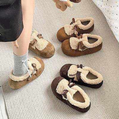 Botas de nieve acolchadas de invierno para mujer, suela gruesa, ligeras, cálidas, para el frío, antideslizantes, resistentes al desgaste, zapatillas casuales, botas de algodón, zapatos Le Fu