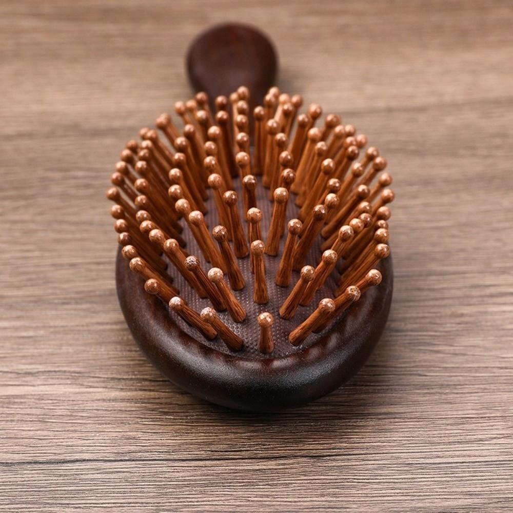 Wooden Sandalwood Comb Hand Carved Scalp Massage Brush New Air Cushion Comb