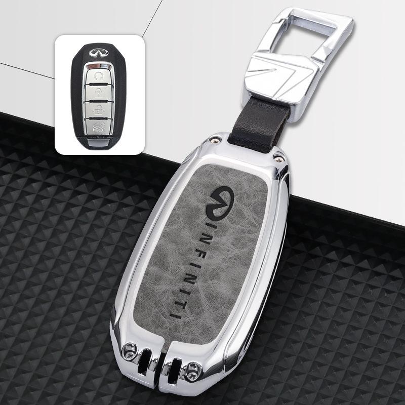 Premium Infiniti QX50/Q50L/QX60 Women's Key Case with Decorative Buckle for 2022 Model