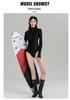Bañador de Manga Larga de Secado Rápido con Cuello Alto para Mujer - Protector Solar, de una Pieza para Surf, Buceo, Snorkel, Vacaciones en la Playa
