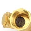 Brass Y-Type Strainer Check Valve BSP Female Thread for Hot Cold Water Heating Pipeline
