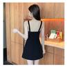 Elegant Black Slip Dress for Women - 2026 Spring/Summer Slim Fit A-Line Skirt