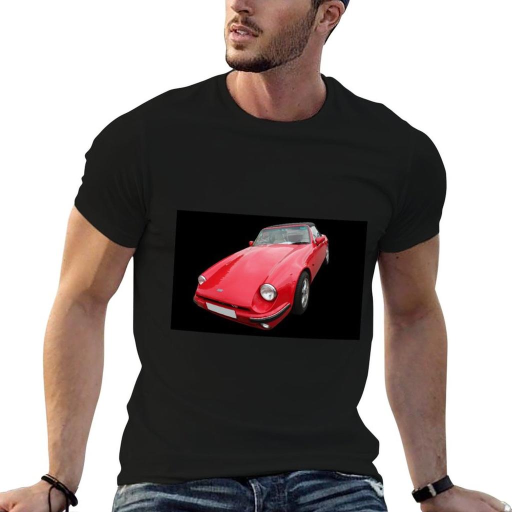 Classic TVR V TShirt Fashion Print Casual Short Sleeve