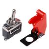 Toggle Switch Cover On/Off Switch Metal Lever Car Dash Light With Missile Cover