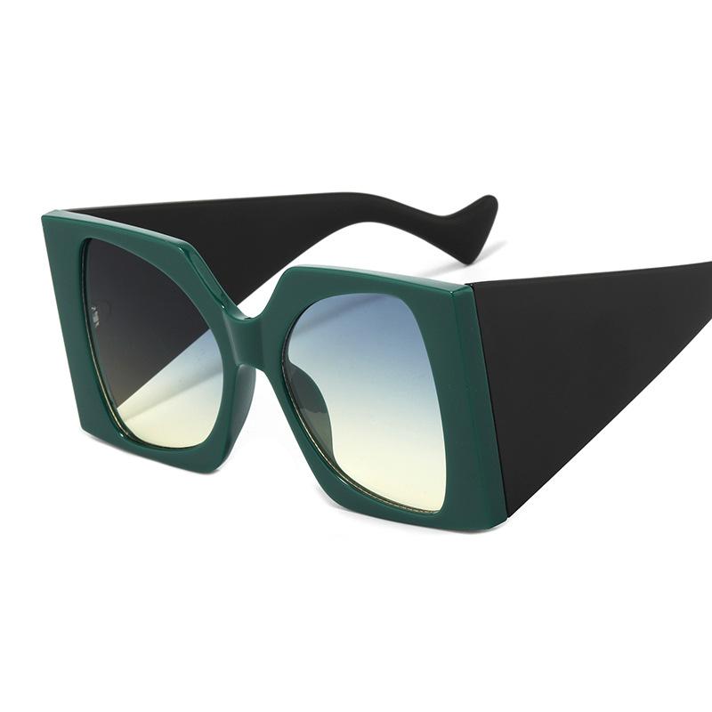 2024 New Arrival Women Big Square Oversized Sunglasses Custom logo Wide Legs Uv400 Sunglasses Gafas De Sol