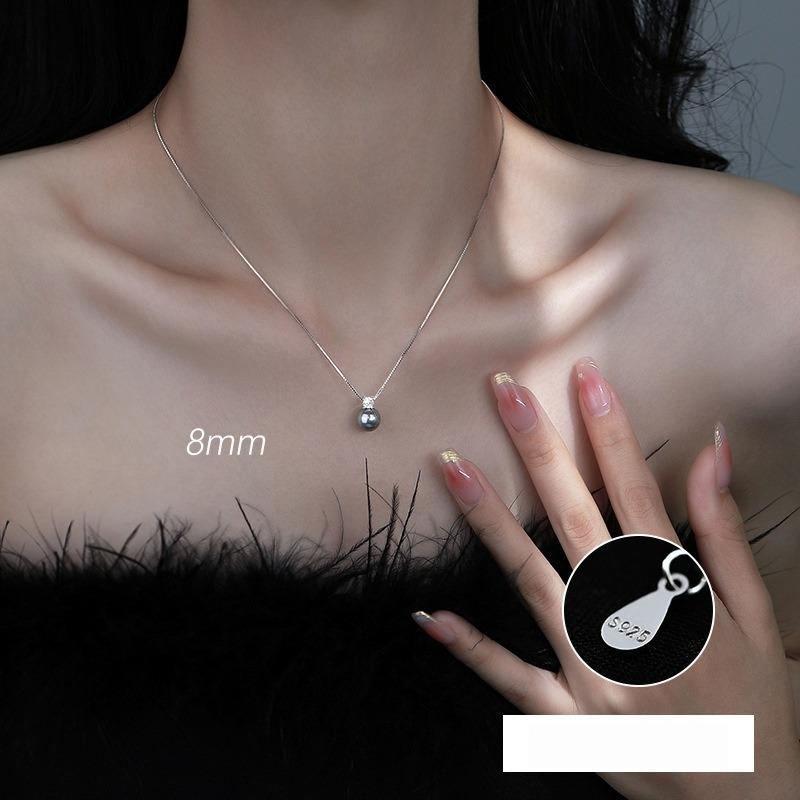 Pearl Necklace Shijia Zhengyuan Light Luxury Premium Sense Clavicle Chain