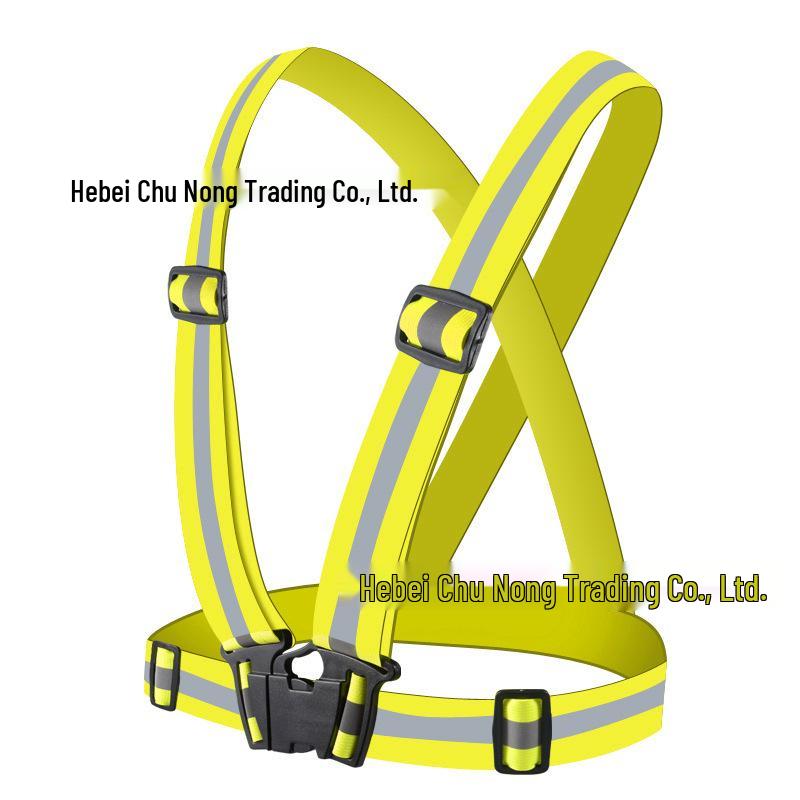 Reflective Elastic Safety Vest with Suspenders for Traffic and E-commerce