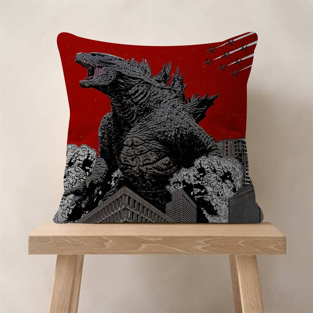Pc GGodzillas Anime Cushion Cover Car Throw Pillow Case For Sofa Car Christmas Gift