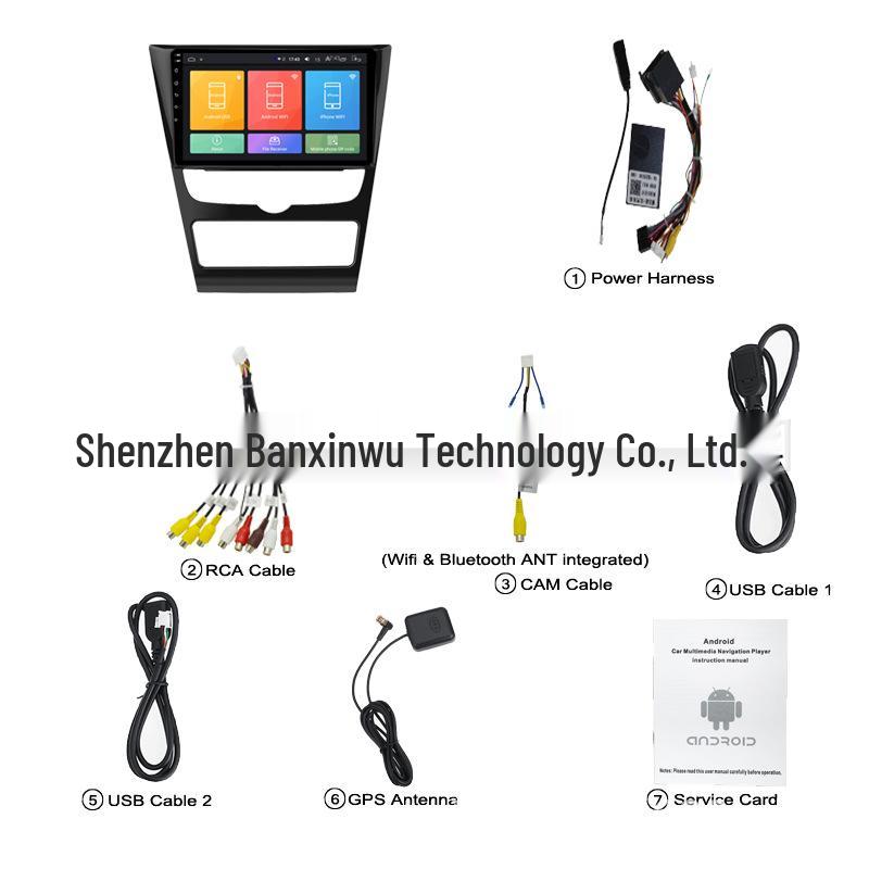 Overseas Version: BAIC New Energy EC180 Android GPS Navigation for 17 Models