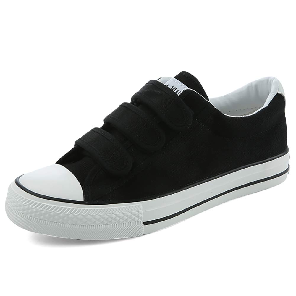 

Sneakers Deck Shoes Velcro Deck Sneakers Lightweight Unisex Black [SWIFTBIRD] Slip-on Men s Women s Slip-on 25.5cm