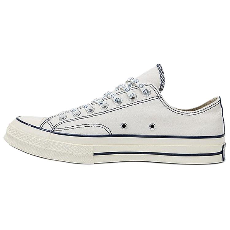 Converse Chuck Taylor Versatile Comfortable Low Top Canvas Shoes Unisex Sneakers White Blue A15788C