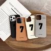 Lucky Number 7 Soft Silicone Phone Case for Samsung S25 Ultra Cases Galaxy S24 Plus S23 FE S22 S21 A16 A56 A35 A55 A15 Cover