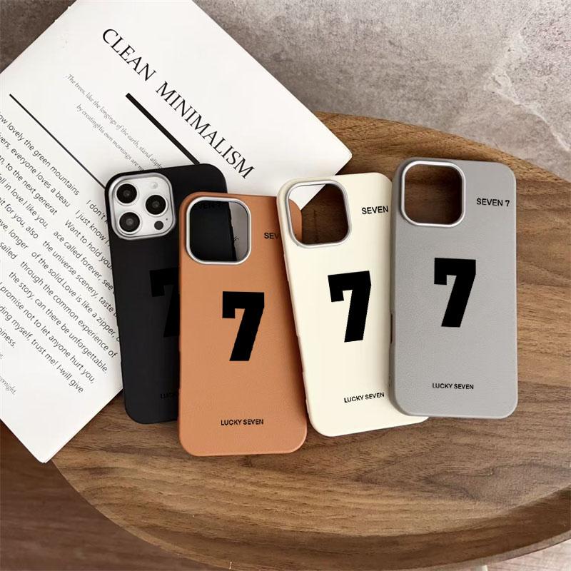Lucky Number 7 Soft Silicone Phone Case for Samsung S25 Ultra Cases Galaxy S24 Plus S23 FE S22 S21 A16 A56 A35 A55 A15 Cover