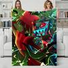 Animation H-HazbinHotel Throw Flannel Blanket Perfect for Sofa Office Bed Travel Sleep Read Relax Camping four season use