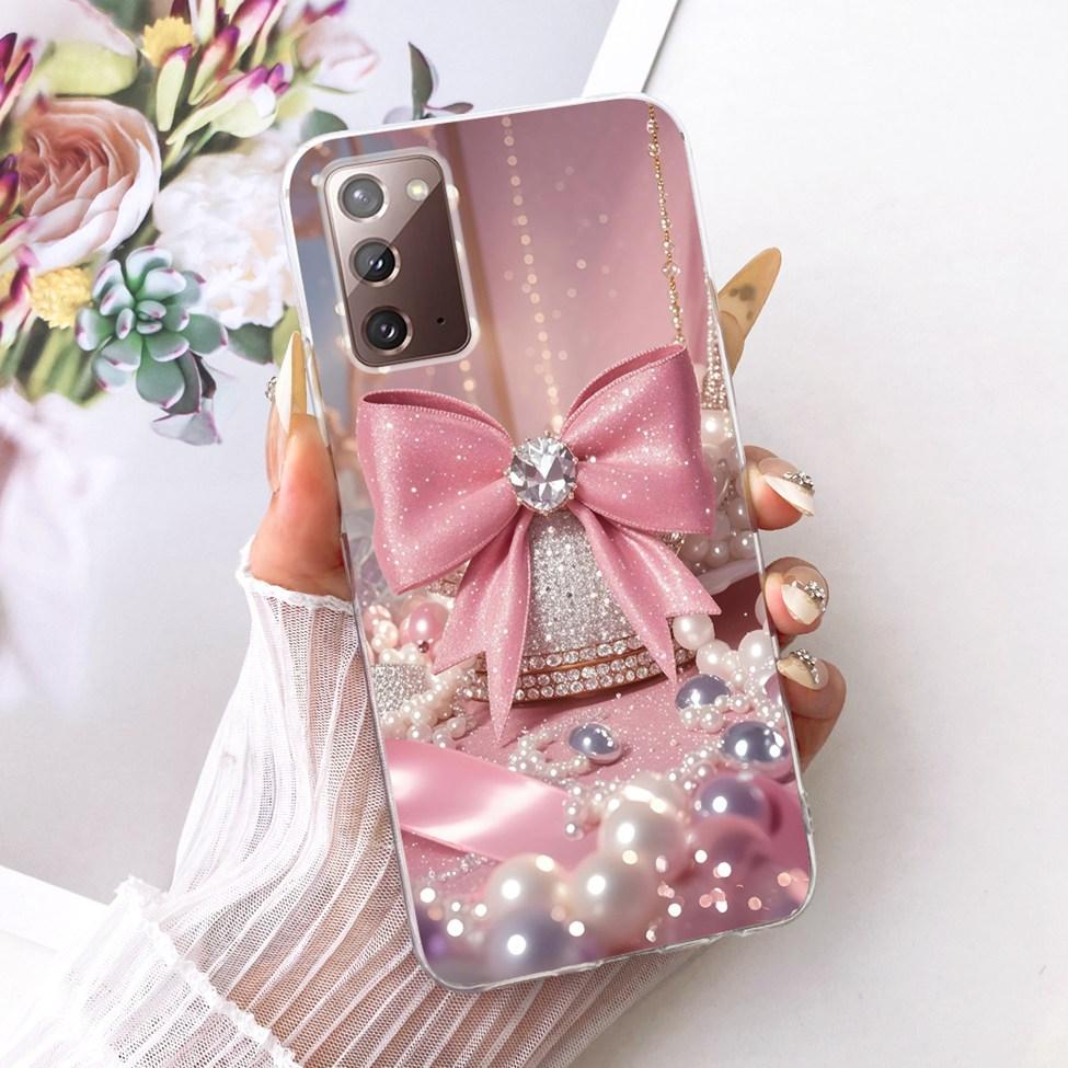 Clear For Samsung Galaxy Note20 5G Case Fashion Fashion Funny Cute Painted Cover For Samsung Note20 5G SM-N981B SM-N981W Casing