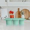 Silicone Ice Cube Tray Core Content Mold with Lid for Ice - Making Cups Easy Demoulding Ideal for Making Ice Cubes Convenient