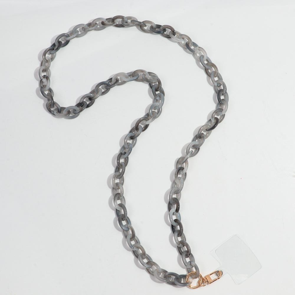 120cm Anti-Lost Colorful Acrylic Phone Chains for Women Portable Rope Neck Strap Cell Phone Chain Accessories Gifts Outdoor
