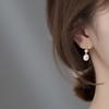 Hot Sell Simple Design 100% Baroque Freshwater Pearl 14K Gold Filled Female Tassels Stud Earrings  Not Allergic