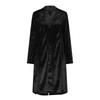 Women's Fashion Solid Color Long Sleeved Cardigan Retro Slit Loose Windbreaker Jacket