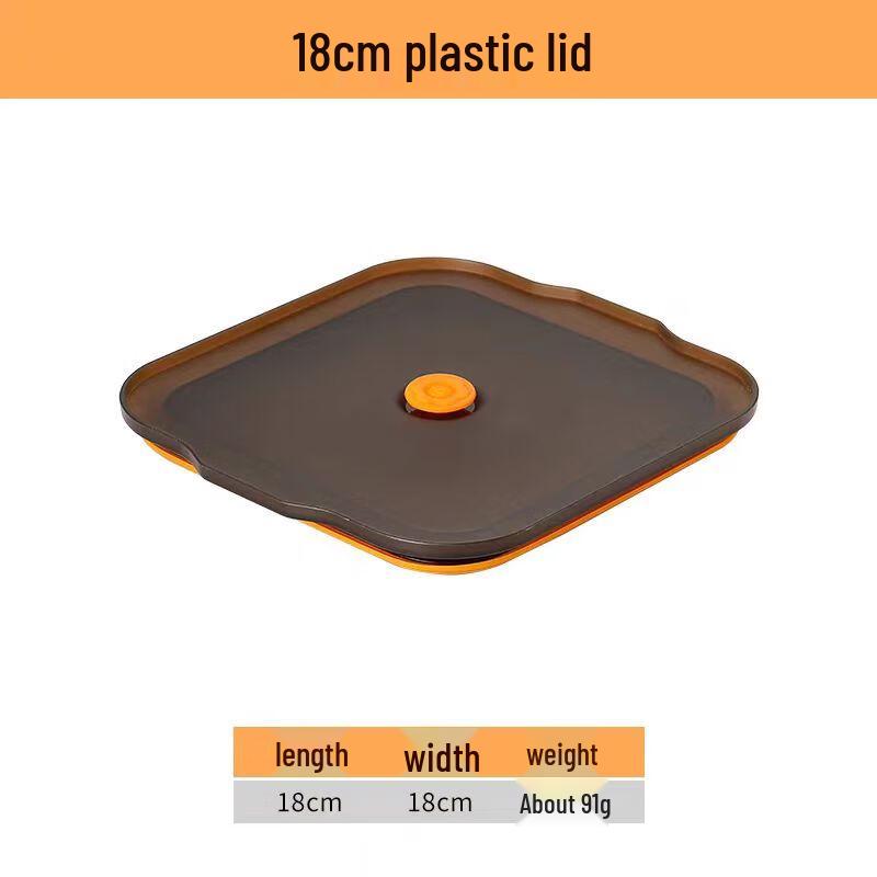 304 Stainless Steel Square Commercial Basin with Lid