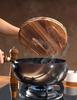 Handcrafted Zhangqiu Iron Belly Wok: Uncoated, Non-stick, Small Iron Frying Pan for Household Use.