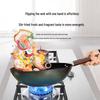 Shangheng 32cm Uncoated Wrought Iron Frying Pan