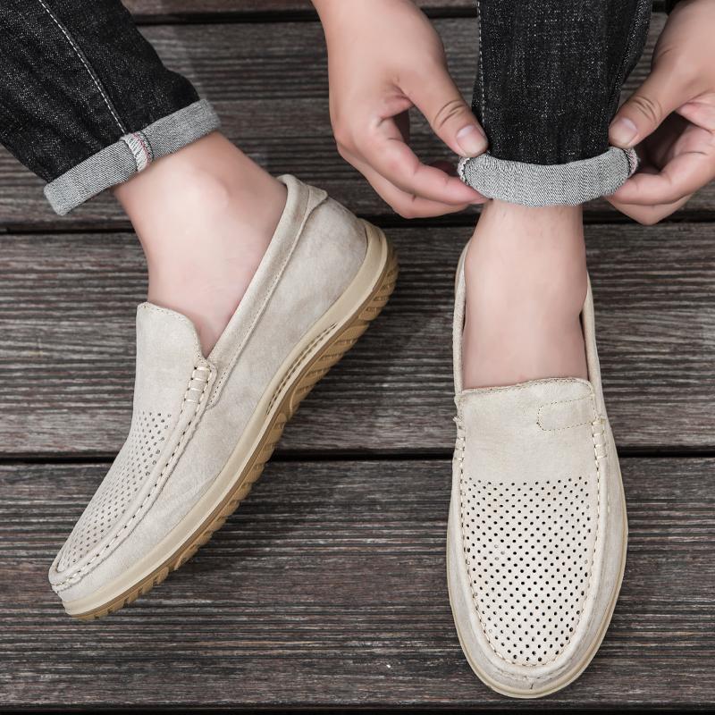 Fashion Leather Shoes Casual Business Shoes for Men Dress Tenis De Hombre Moccasins Mokasin Tenis Caballero Designer