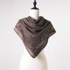 New Fashion High Quality Wrap Floral Printed Chiffon Scarf For Muslim Womem Square Hijab Fashion Ladies Elegant Scarves Wraps
