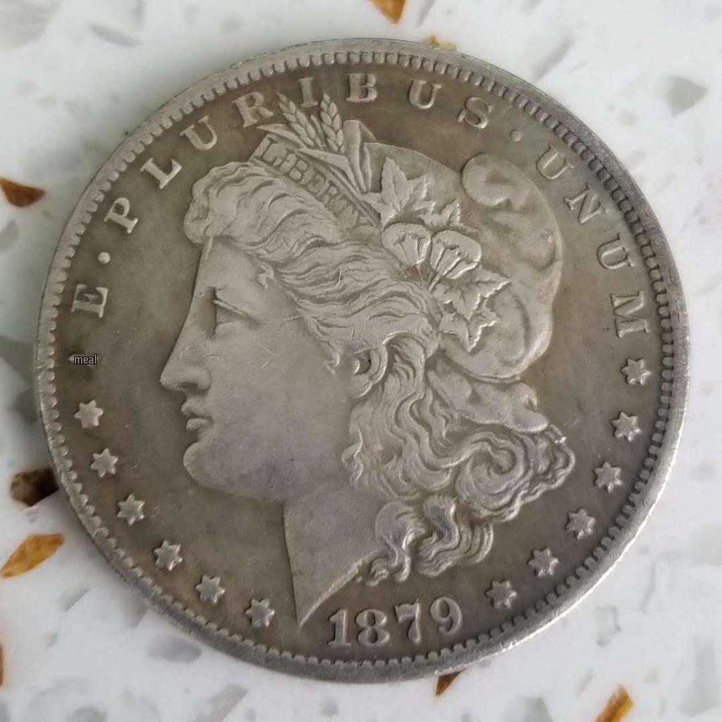 S verze replika 28letá starožitná stříbrná dolarová mince Morgan