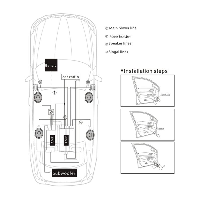 20mm Car Audios Tweeter Universal High Efficiency Mini Dome Tweeter Loudspeaker 140W Loud Speaker