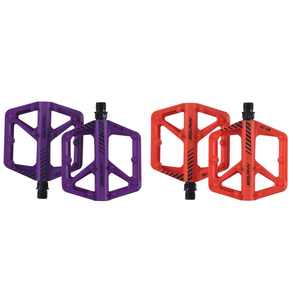 

R# Bicycle Platform Pedal DU Sealed Bearing Waterproof Pedals for MTB Bike (Purp