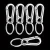 1/20pcs Carabiner Clip Keychain Metal Carabiner Shape Key Ring Keyring Key Holder Clips Hook Holder Organizer Car Keys Finder