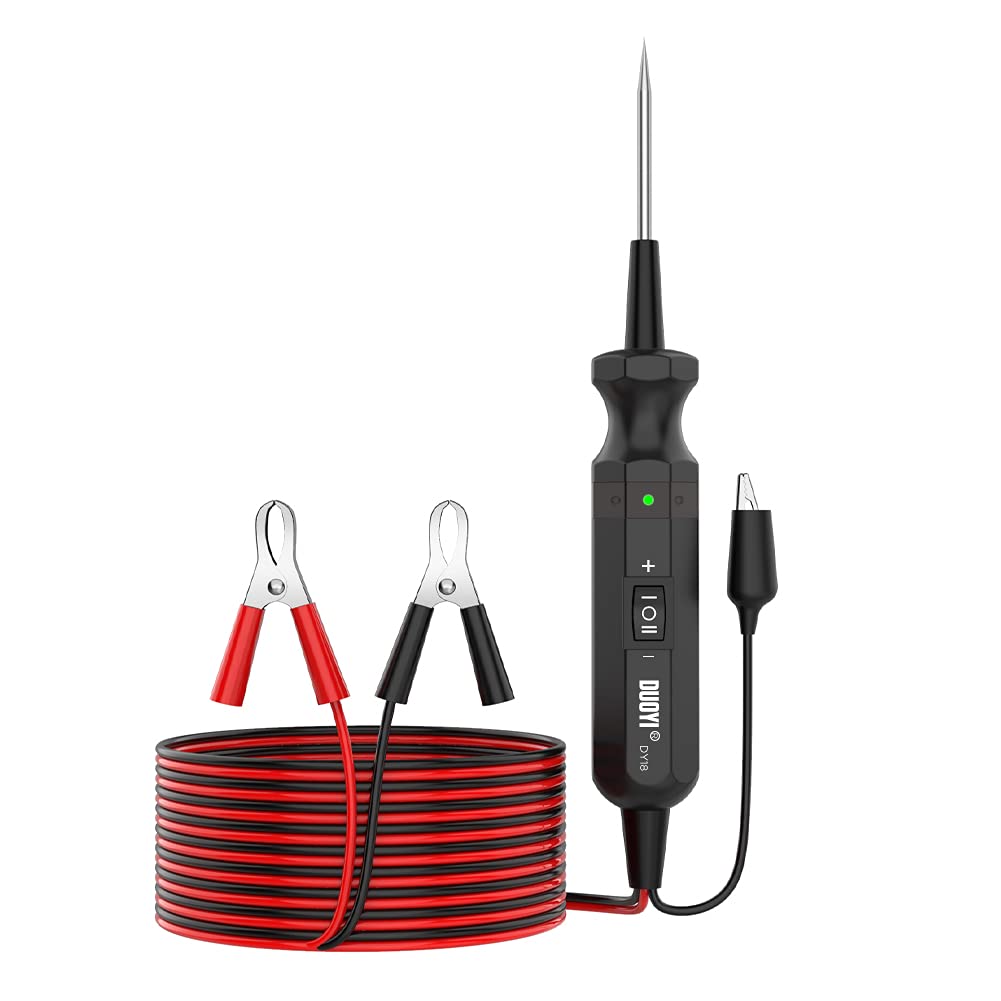 Test Range DC 6V~DC 12V DUOYI DY18 Automotive Car Circuit Tester Tracer Analyzer Short Finder with 4m 13ft. Test Leads Automotive Car Circuit Tester