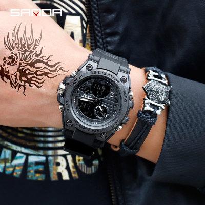 Sanda Sanda 739 Multifunctional Waterproof Electronic Sports Watch Chronograph Calendar Alarm Luminous Student Youth