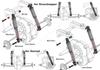 Kingfly OP Parts Aluminum Oil Damper Set of 4 for Tamiya 1/10 Scale Grasshopper/Hornet Off-Road (Silver)