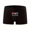 Men's Black Seamless Breathable Quick-Dry Boxer Briefs