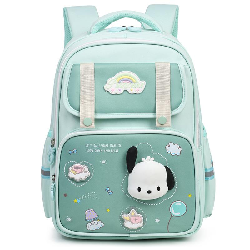 

Рюкзак для начальной школы детский рюкзак мультяшный милый с уменьшением нагрузки рюкзак для девочки зелёный