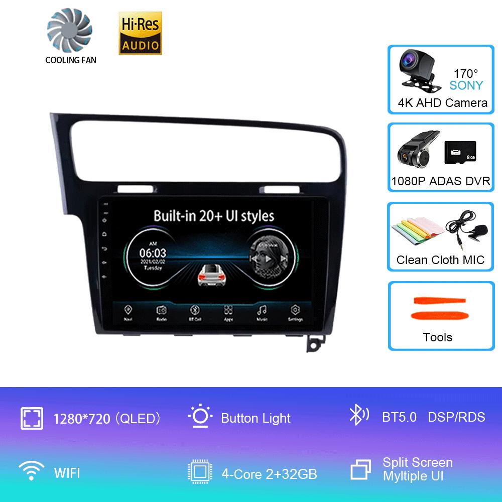 Android 14 Car Radio For Volkswagen Golf 7 2012 - 2020 Multimedia Video Player Navigation stereo GPS No 2din 2 din dvd