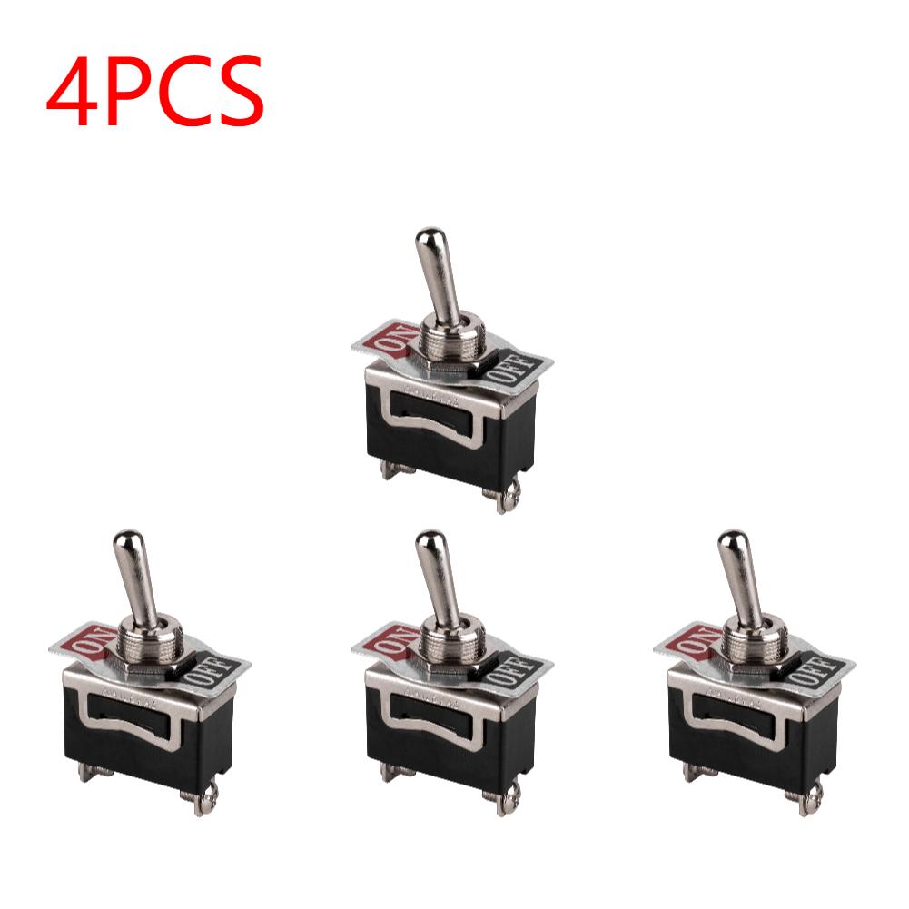 3-10Pcs Car Boat Heavy Duty Rocker Toggle 15A 250V 20A 125V SPST 2Pin ON/Off Switch With Waterproof Boot Cover Rocker Switches