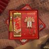Exquisite Classical Chinese Style Custom Metal Bookmark Gift Box For Graduation Gifts