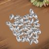 200 Pcs   Bd Acrylic Resin Drip Sewing Rhinestone Buttons 7x12mm Shoe Decoration less thanbr(  Coloured )