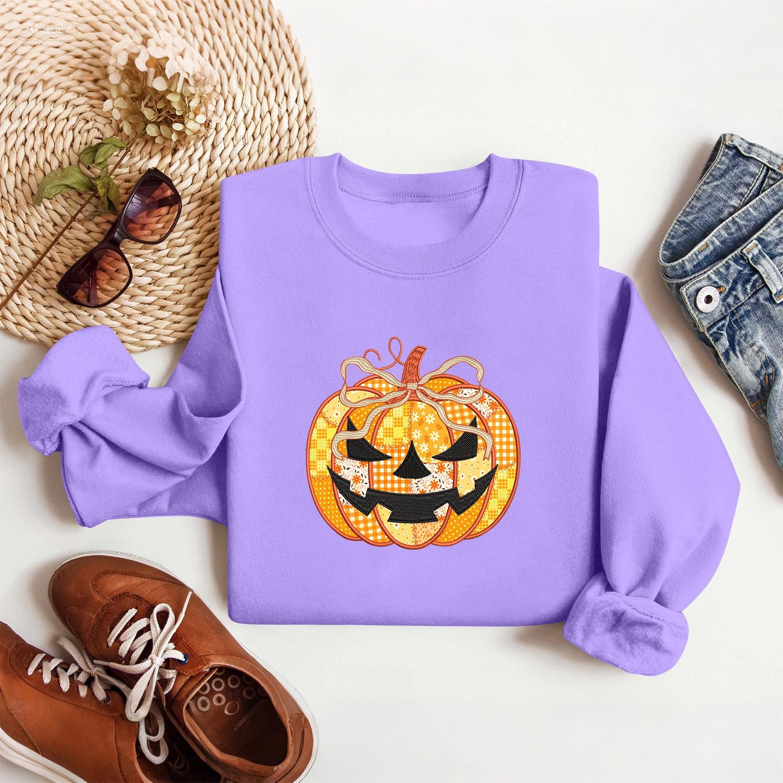 

Женские топы Женский свитшот с длинным рукавом Повседневный с круглым вырезом Свободного кроя Пуловер Флисовые топы XXL фиолетовый